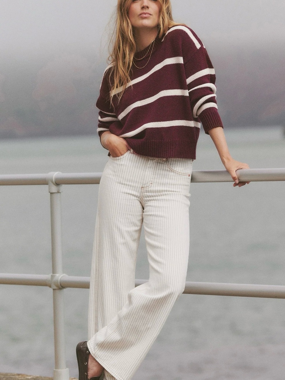 Marine Layer Charlie Wide Leg Pant